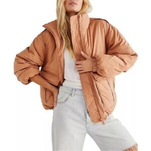 We The Free Camel Puffer Jacket